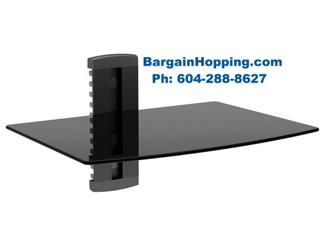 - Single Shelf Audio Video DVD Bracket